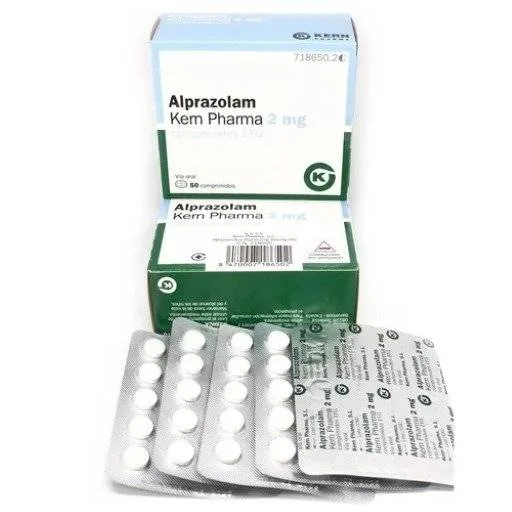 Buy Alprazolam Xanax 2mg Kern Pharma